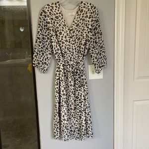 Loft Outlet leopard print dress